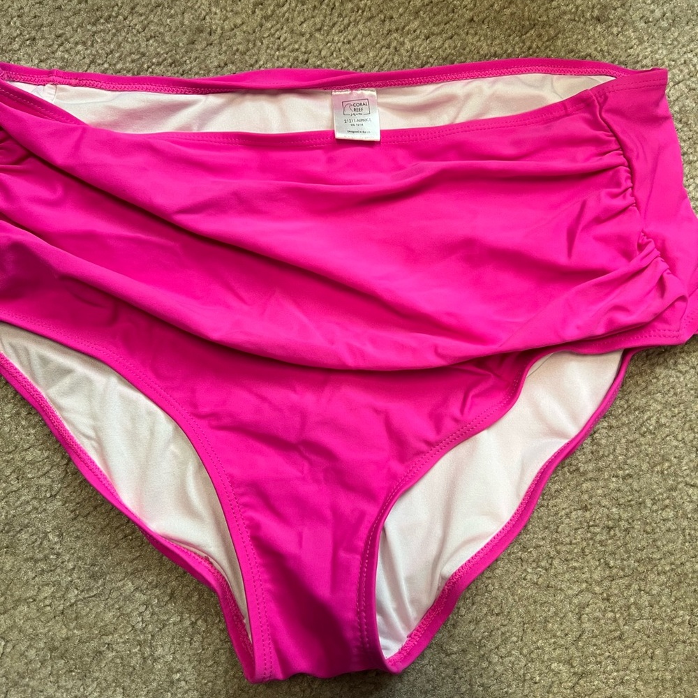 Coral Reef high rise barefoot bikini bottom